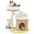 1pc 33" Deluxe Cat Tower - Multi - Level Condo with Sisal Scratching Post - petazaustralia