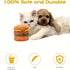 1pc Adorable Hamburger Design Pet Grinding Teeth Squeaky Plush Toy - petazaustralia