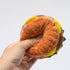 1pc Adorable Hamburger Design Pet Grinding Teeth Squeaky Plush Toy - petazaustralia