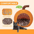 1pc Contemporary Bamboo Pumpkin - Shaped Cat House - petazaustralia