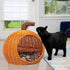 1pc Contemporary Bamboo Pumpkin - Shaped Cat House - petazaustralia