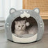 1pc Flannel Cat Bed with Memory Foam - petazaustralia