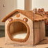 1pc Pet Bed House For Cats, Removable And Washable Cat House - petazaustralia