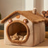 1pc Pet Bed House For Cats, Removable And Washable Cat House - petazaustralia