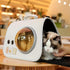 1pc PVC Pet Carrier Backpack with Zipper Closure - petazaustralia