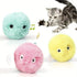 3pcs Chirping Balls Interactive Cat Plush EVA Toy Ball - petazaustralia