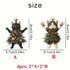 4pcs Cute Christmas Tree Pendant Cartoon Cat Hanging Ornament - petazaustralia