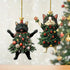 4pcs Cute Christmas Tree Pendant Cartoon Cat Hanging Ornament - petazaustralia