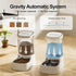 Automatic Pets Gravity Feeder And Water Dispenser Set - petazaustralia