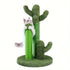 Cat Scratching Post Cactus Cat Scratcher Featuring With 3 Scratching Poles And Interactive Dangling Ball - petazaustralia