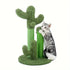 Cat Scratching Post Cactus Cat Scratcher Featuring With 3 Scratching Poles And Interactive Dangling Ball - petazaustralia