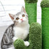 Cat Scratching Post Cactus Cat Scratcher Featuring With 3 Scratching Poles And Interactive Dangling Ball - petazaustralia