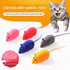 Cat Toys Ball and Feather Rubber Material /Squeaky Pet Cat Mice Mouse Toys' X1C6 - petazaustralia