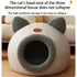 Cozy All - Season Cat Bed - Warm, Enclosed Villa Style Nest for Cats & Small Dogs - petazaustralia