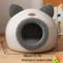 Cozy All - Season Cat Bed - Warm, Enclosed Villa Style Nest for Cats & Small Dogs - petazaustralia