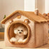 Cozy All - Season Dog House - Enclosed Villa Style Pet Bed for Small to Large Breeds - petazaustralia