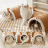 Cozy Plaid Holiday season Reindeer Cat Tunnel - petazaustralia