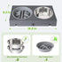 Elevated Dog Bowls with 2 Stainless Steel Dog Food and Water Bowls - petazaustralia