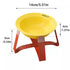 Elevated Feeder Cat Pet Food Water Bowl with Stand Ceramic Tilted for Cats Dogs - petazaustralia