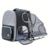 Expandable PET Carrier Backpack - Large Capacity, Nylon, Zip Closure for Cats & Dogs - petazaustralia