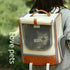 Oxford Cloth Pet Backpack Carrier with Zipper Closure - petazaustralia