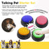 Pet Starter Recordable Talking Speaking Buttons Dog Training Communication Toys - petazaustralia