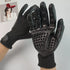 1Pair Horse Pet Dog Grooming Gloves Brush Hair Remover Shedding Massage Cleaner