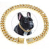 Pet Dog Cat Collar Chain Metal Diamond Cuban Bling Chain Necklace