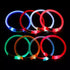 USB Rechargeable LED Dog Collar Glow Flashing Light Up Safety Pet Collar Nigh