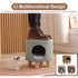 Wooden Cat Stool House Bench Pet Furniture Comfortable Cat Bed for Rest and Play