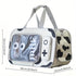 Spacious Portable Pet Carrier - Durable PVC Cat & Dog Travel Bag with Zipper Closure - petazaustralia