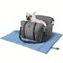 Up to 25lbs Deluxe Pet Travel Carrier - Waterproof Booster Seat with Portable Mat - petazaustralia